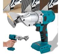 Ciseaux Electriques en Métal 21V pour Makita Batterie, Ciseaux à Batterie Cisailles à Etain Ciseaux Electriques Sans Fil Tondeuse en Métal pour Coupe de Tôle Acier de 1mm/2mm (Batterie non Incluse)