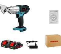 Ciseaux électriques, grande puissance de coupe, compatibles avec des batteries 18V, 2 batteries fiche EU
