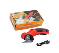 Ciseaux électriques portables sans fil pour la coupe de tissu Design portable avec couvercle Outil de coupe électrique portable