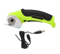 Ciseaux électriques sans Fil 240 Tr/min Vitesse Coupe-Tissu Portable 240 Tr/min Outil Rechargeable pour Tapis éponge Scrapbook Papier Artisanat Tapis Cuir Tissu (Vert clair)