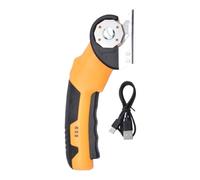 Ciseaux Électriques Sans Fil - Découpe-Boîte Mini Portable avec Verrou de Sécurité et Éclairage LED - Ciseaux Rechargeables pour Moquettes, Usage Industriel, Tissus, Cuir, Loisirs Créatifs et Menuiser