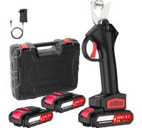 Ciseaux électriques sans fil, diamètre de coupe 25 mm, 2 * batteries 21V, y compris le chargeur et la mallette, 2 * batteries