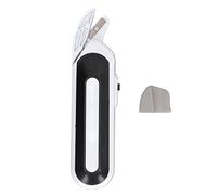 Ciseaux électriques sans fil Mini poignée ergonomique portable deux modes d'alimentation lame en métal matériau ABS pour couture artisanat artistes enseignants 1 ensemble 4 x 3 x