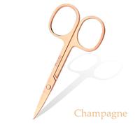 Ciseaux En Acier Inoxydable Pour Cheveux De L'antarctique,Accessoire Pour Éclairer La Barbe,Les Poils Du Visage,Les Faux Cils,Outils De Suppression - Type Champagne 1pcs