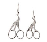 Ciseaux En Alliage De Motifs Floraux Vintage 2 Pièces, Ciseaux De Couture À Fleur De Prunier, Ciseaux De Couture Antiques Pour Coulisse