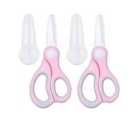 Ciseaux en céramique pour aliments pour bébés - Cisailles portables - Coupe-aliments sain avec couvercle de protection et étui de rangement - Coupe la viande, le poulet, les légumes, les fruits