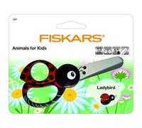 Ciseaux Enfants - FISKARS - Coccinelle - Bouts ronds - Lames épaisses - Ambidextres