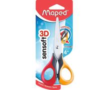 Ciseaux Enfants Sensoft Asymétriques Rouge TU