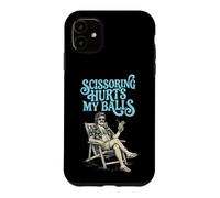 Ciseaux Fait Mal à Mes balles en Disant des Hommes inappropriés Coque pour iPhone 11