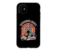 Ciseaux Fait Mal à Mes balles en Disant des Hommes inappropriés Coque pour iPhone 11