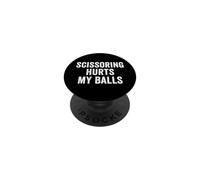 Ciseaux Fait Mal à Mes balles PopSockets PopGrip Adhésif