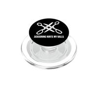 Ciseaux Fait Mal à Mes balles PopSockets PopGrip pour MagSafe