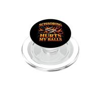 Ciseaux Fait Mal à Mes balles PopSockets PopGrip pour MagSafe