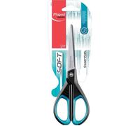 Maped Ciseaux Bi-Mat Essentials Soft – Acier inoxydable, symétriques, 17 cm