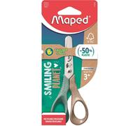 Maped Ciseaux Vivo Smiling Planet – pour petites mains gauches – lame 12 cm inox, anneaux 50% FSC
