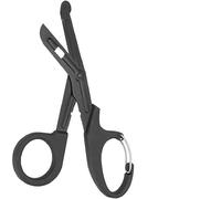 Ciseaux médicaux Ciseaux de traumatologie, Ciseaux de Bandage, Ciseaux médicaux, pour Les infirmières Salle d'urgence pour la Chirurgie à Domicile (19cm, Black)