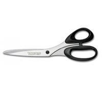 Victorinox Ciseaux de Ménage, Longueur Totale de 16 Cm, Poignées en Plastique, Acier Inoxydable, Inoxydable, Noir