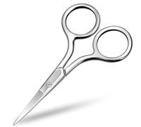 Ciseaux multi-usage pour sourcils - Mini ciseaux en acier inoxydable pour cheveux, cils, poils de nez, perruque en dentelle - Petites pointes droites pour l'épilation du visage, maquillage et beauté