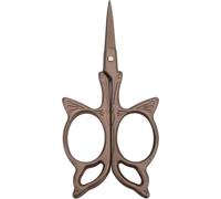 Ciseaux papillon Vintage European Style Bronze Acier inoxydable Exquisite Mini -Broderie