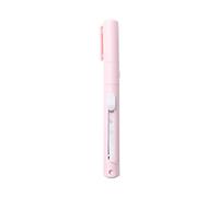 Ciseaux pliants 2 en 1 avec cutter artistique, ciseaux portables et sûrs Mini coupe-stylo en céramique, pour le travail du papier, découpe d'art de précision (rose)