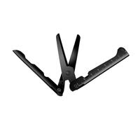 Ciseaux pliants 2 en 1 - Outil multifonction léger et portable - 20 x 2 x 1 cm - Règle intégrée - Pour camping, randonnée, jardinage, jardin en plein air