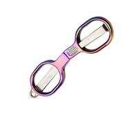 Ciseaux pliants en acier inoxydable - Petits ciseaux de poche - Portable et pliable - Pour voyage - Multifonction