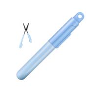 Ciseaux pliants portables avec couvertures, ciseaux de voyage en forme de stylo, ouvre-boîte, outil de coupe de papier pour bureau pliable portable