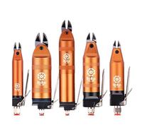 Ciseaux pneumatiques, coupe dure à grande vitesse, outils de coupe for fil métallique et plastique, composant électronique, pince à pince en PVC, 1 pièces(HS-5T with F1)