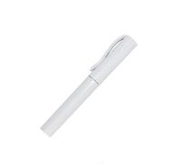 Ciseaux portables en forme de stylo - Ciseaux pliants créatifs et sûrs - Pour enfants - Pour couper du papier - Outils d'art manuels (blanc)