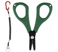 Ciseaux pour couper les appâts, ciseaux portatifs, outils de préhension antidérapants, ciseaux à fil de 3,94 pouces, pince à ciseaux portables, accessoires pour la glace