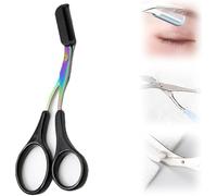 Ciseaux Pour Tailler Les Sourcils, 2024 Nouveaux Ciseaux À Sourcils En Acier Inoxydable Avec Peigne, Ciseaux À Sourcils Professionnels Antidérapante De Précision Pour Homme Et Femme