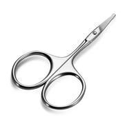 Ciseaux professionnels en acier inoxydable pour sourcils et cuticules, pour manucure, épilation et coupe des poils du visage, ciseaux pour poils du nez, 1 pièce