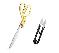 Ciseaux professionnels et Coupe-fil, tailleur, couture, tissu en acier inoxydable, ciseau doré