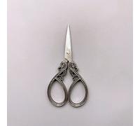Ciseaux rétro, 1 pièce, ciseaux de broderie style, coupe antique, vintage, point croix, couture, acier inoxydable(Black,M)