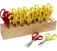 Ciseaux ronds pour enfants avec bloc de ciseaux, 24pcs.