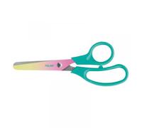 Ciseaux - Scolaire - 13,4 Cm - Poignées Ergonomiques - Turquoise - Milan