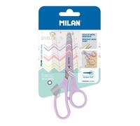 MILAN Ciseaux scolaires Basic Couleur pastel lilas - Blister