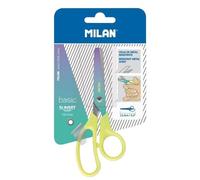 Ciseaux scolaires jaunes Milan BASIC SUNSET 1 pièce sur blister