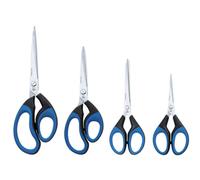Ciseaux Soft-Cut, pointu, longueur: 180 mm, noir/bleu