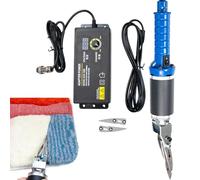 Ciseaux tissus électriques Power,Sculpteur de tapis Carver coupe-tissu, 0 4000 tr/min réglable, coupe 200 W, touffetage électrique, artisanat, tTijeras para tallar mechones,Tijeras eléctricas