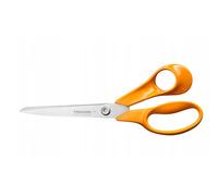 Fiskars - Ciseaux de tailleur 25 cm 1075038 - Pour droitier, Vis Torx améliorée, Orange