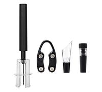 CISIXIN 4 en 1 Ensemble d'Ouvre-Vin, Tire-Bouchon à Pression Tire-Bouchon à Vin