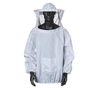 Cisixin Blouse Costume Équipement de Protection avec Chapeau Professionnel Anti Abeille pour Apiculture Apiculteur