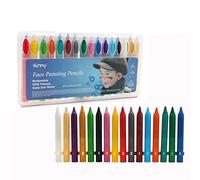 Cisixin Lot de 16 Crayons Maquillage de Couleur pour Visage de Fêtes