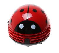 Cisixin Mini Aspirateur en Forme de Coccinelle - Aspirateur pour Nettoyer Poussière Table Bureau Coussin Voiture