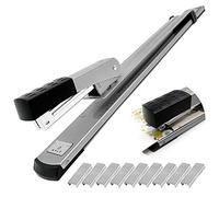 Cisolen Agrafeuse à Bras Long Capacité de 25 Feuilles, Agrafeuse Long Bras pour Reliure des Documents