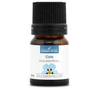 CISTE BIO - 2,5mL - Huile Essentielle de Qualité Premium - 100% Pure, Naturelle, Garantie ChromaCert - Chémotypée et Intégrale - La Compagnie des Sens