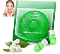 Cisto Mini huile démaquillante Cisto - Huile nettoyante douce et apaisante - Huile démaquillante portable - Huile nettoyante nourrissante et douce pour tous les types de peau (vert)