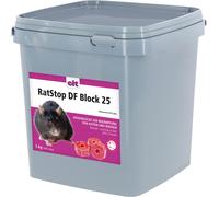 cit RatStop DF Block 25 - Seau de 3 kg* Difenacoum 0,025 g/kg - Bloc appât