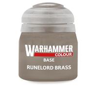 Games Workshop – Pot de peinture Citadel Base Runelord Brass – Marron – 12 ml – Finition mate